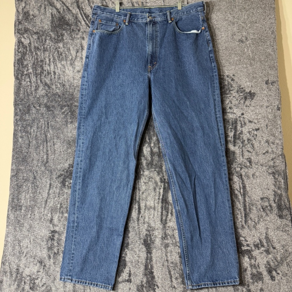 Levi's 550 Relaxed Fit‎ Jeans Mens 42x36 Medium Wash Blue Denim